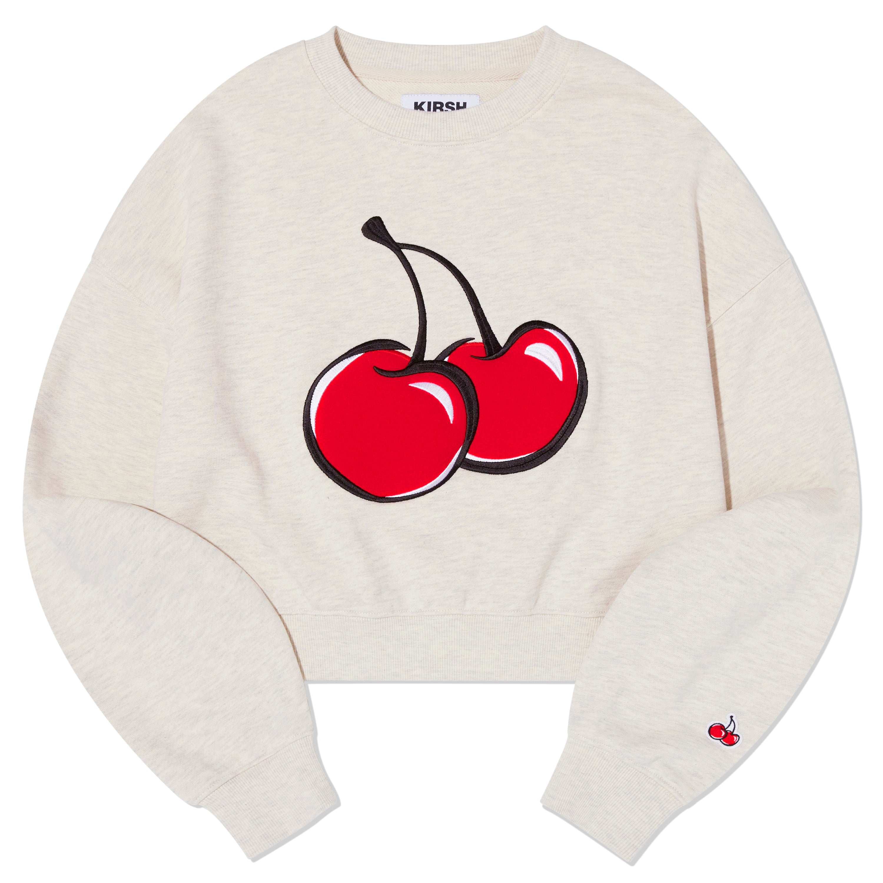 【Big Cherry Tokyo Collection】シグネチャービックチェリークロップスウェット【スカイ】