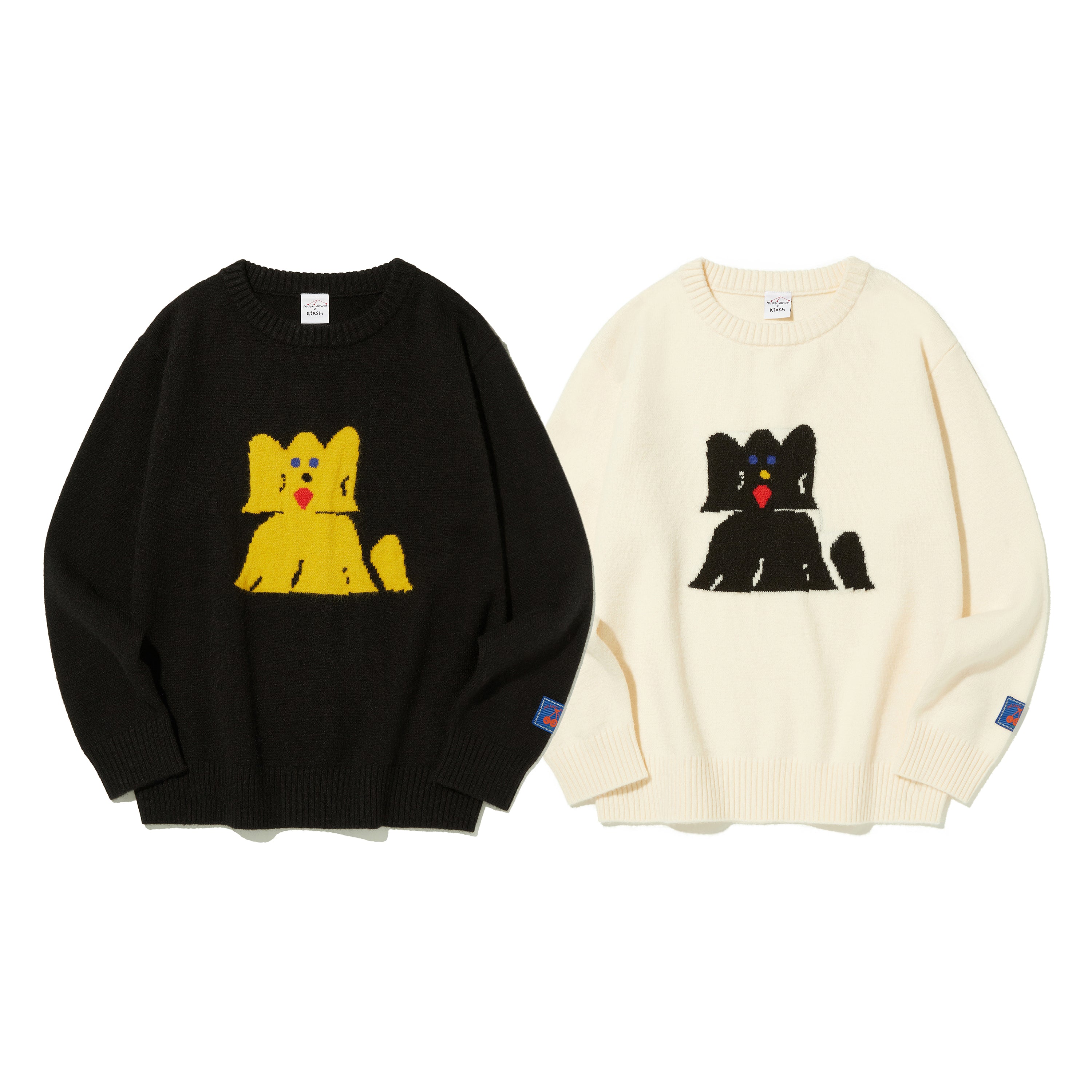 KIRSH X MISAKI KAWAI FAMILY BASIC KNIT【BLACK】