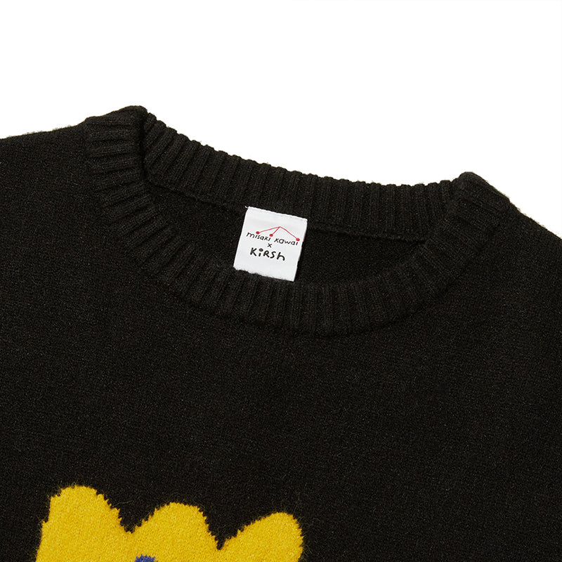 KIRSH X MISAKI KAWAI FAMILY BASIC KNIT【BLACK】