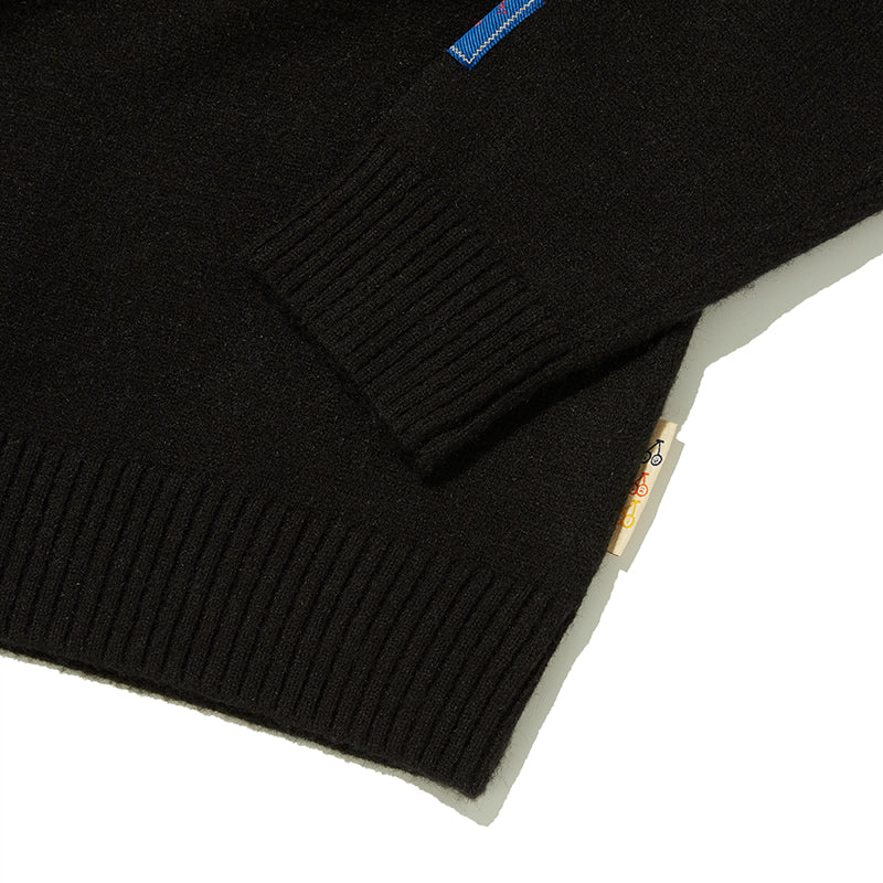 KIRSH X MISAKI KAWAI FAMILY BASIC KNIT【BLACK】