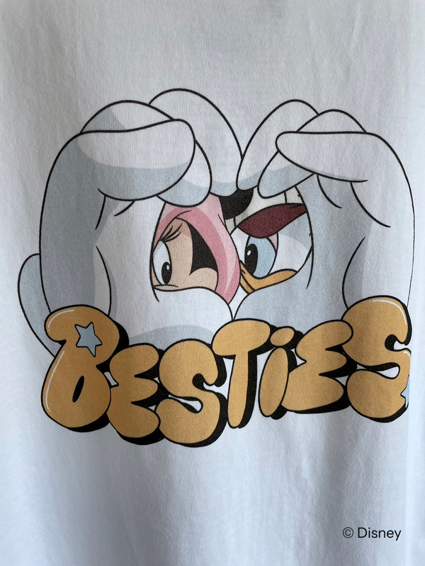 KIRSH X DISNEY ベスティーズ Tシャツ【メランジグレー】