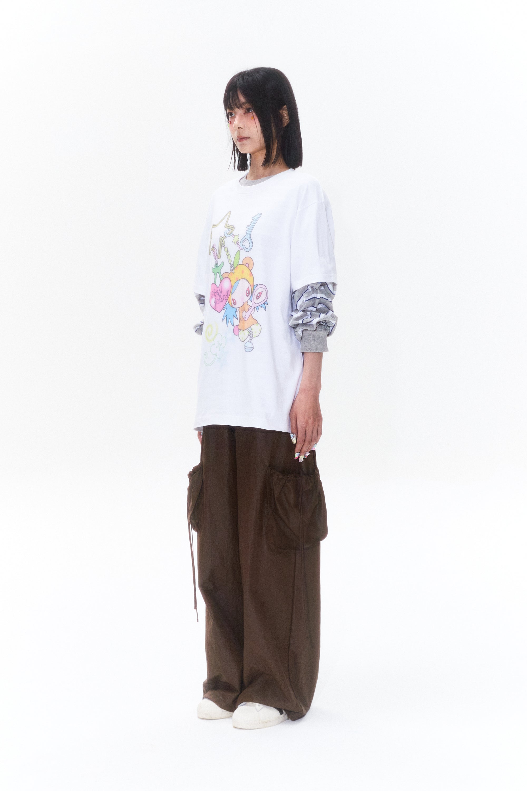 KIRSH X SUNONEBIRD GRAPHIC RAGLAN LONG SLEEVE★Tシャツ 2色 MUSINSA | KIRSH Kirsh x Sun One Bird Graphic Raglan Long