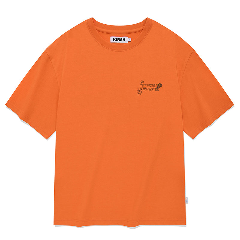 ユニオイスターグラフィックTシャツ【オレンジ】