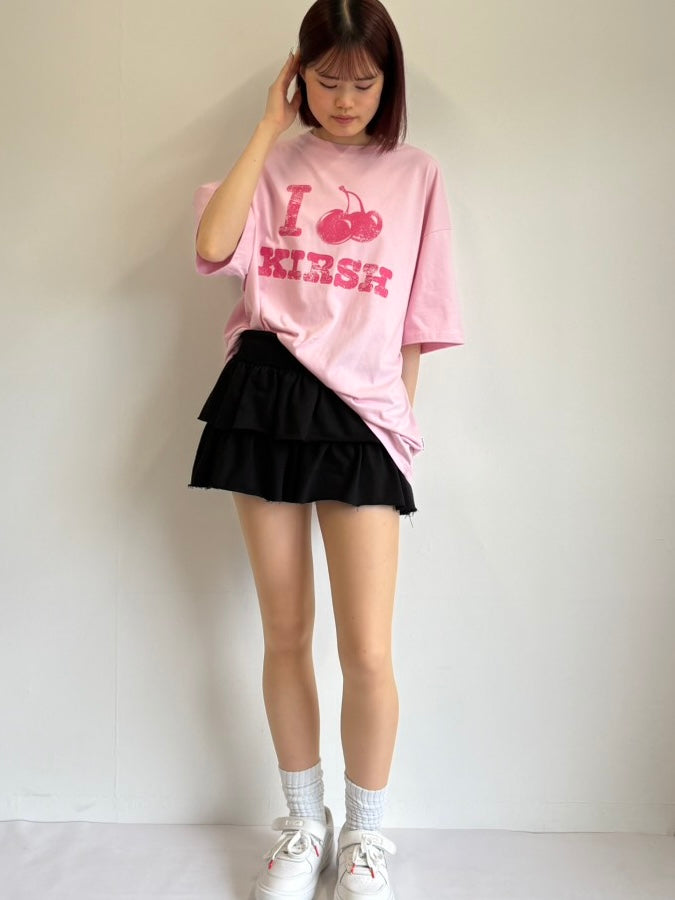 I LOVE KIRSH Tシャツ【ピンク】
