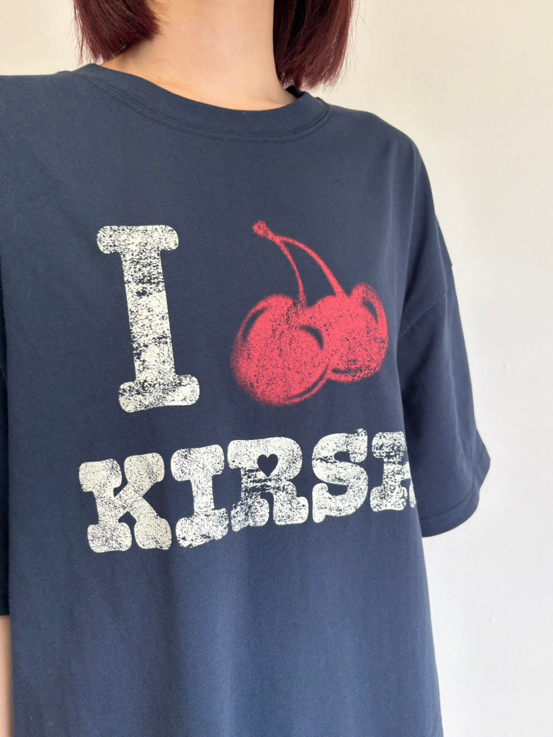 I LOVE KIRSH Tシャツ【ネイビー】