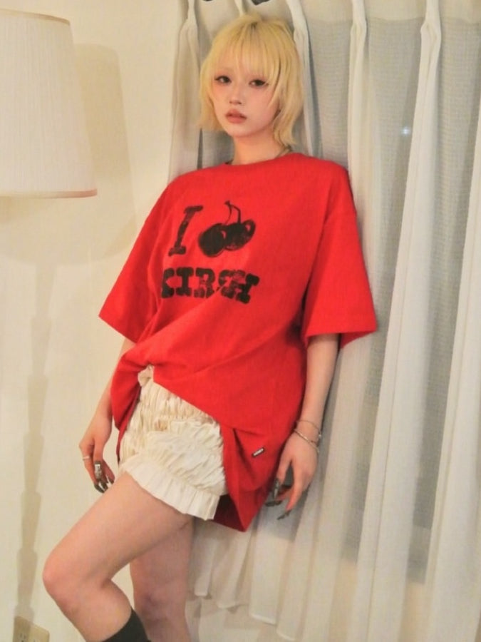 I LOVE KIRSH Tシャツ【ホワイト】