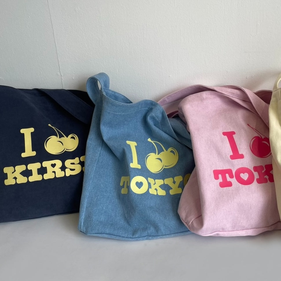I LOVE KIRSH エコバッグ 【ブルー】